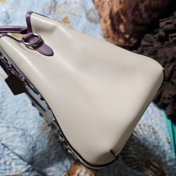 RARE! Coach Margot Carryall Floral Applique - Picture 4 of 8